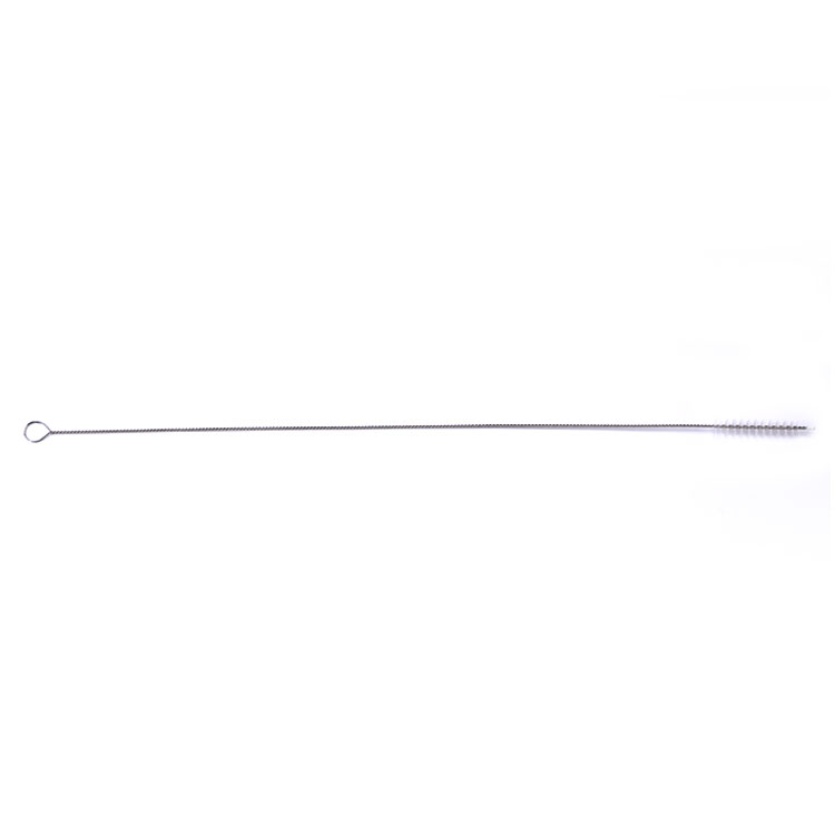 Tough And Elastic Extra-long Stainless Steel Plastic Straw Brush With Long Handle