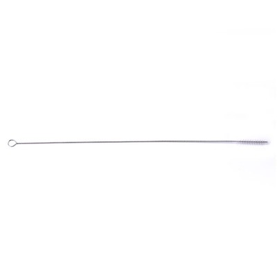 Tough And Elastic Extra-long Stainless Steel Plastic Straw Brush With Long Handle